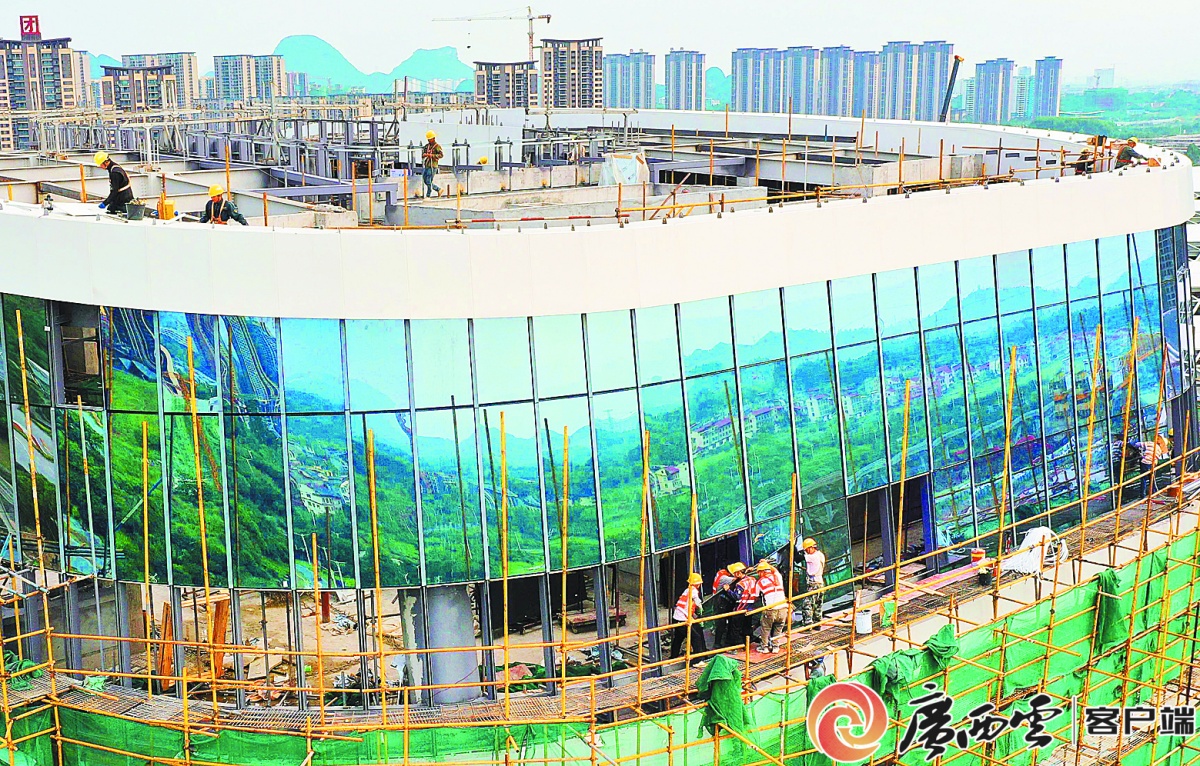 广西云调研·重大项目攻坚记④｜桂林国际会展中心：全力打造世界级旅游城市“会客厅”(图3)